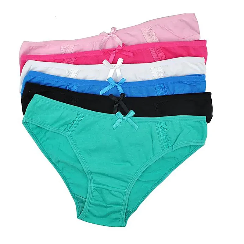 Multicolour cotton briefs in a pack